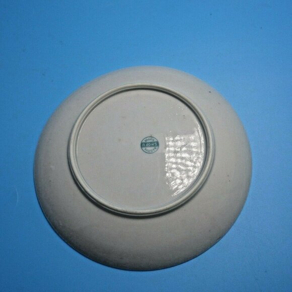 Nagoya Shofu Nippon Plate Forget Me Not Blue Dessert Gold Trim Spring Easter 7 i - Picture 2 of 5